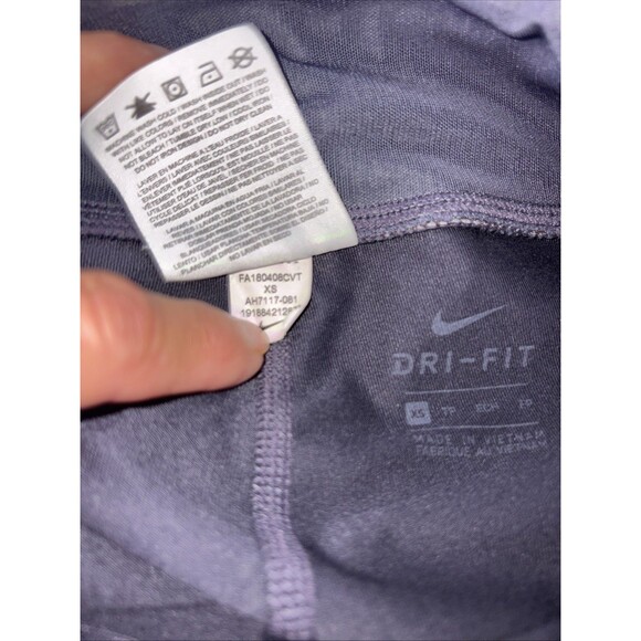 Nike DriFit Power Essential Race Ready Leggings AH7117 081 Purple Womens XS - Picture 7 of 8